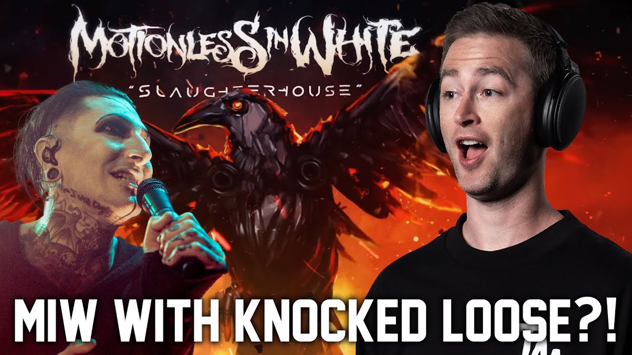Motionless In White - Slaughterhouse (Feat. Bryan Garris) REACTION // Roguenjosh Reacts