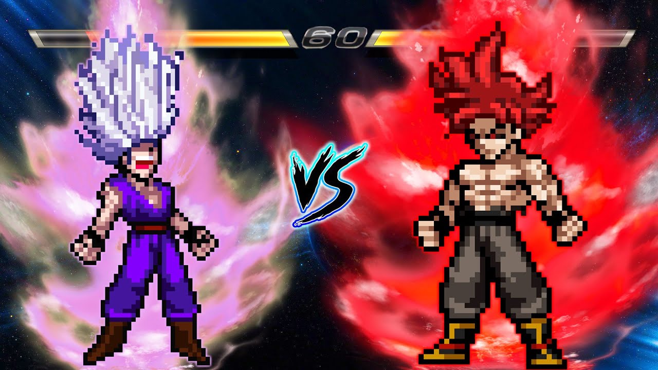 EVIL GOKU MUI V.3 VS BEAST GOHAN JUS