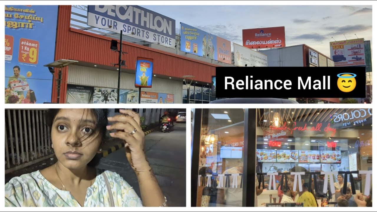 Reliance Mall | Shopping Vlog❤️ #trending #shopping #tamil #4k #youtube #mall #viral #video #fun