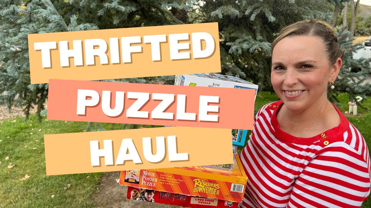 Thrifted Puzzle Haul Reveal // Fall Puzzles from My Collection