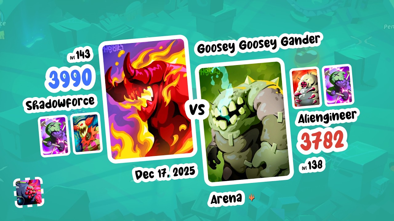 Shadowforce vs Aliengineer | Goosey Goosey Gander | Phobies