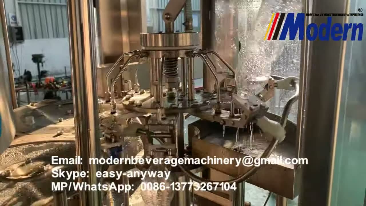 2500BPH CGF XGF8-8-3 Automatic 3in1 TriBloc Water Filling Machine
