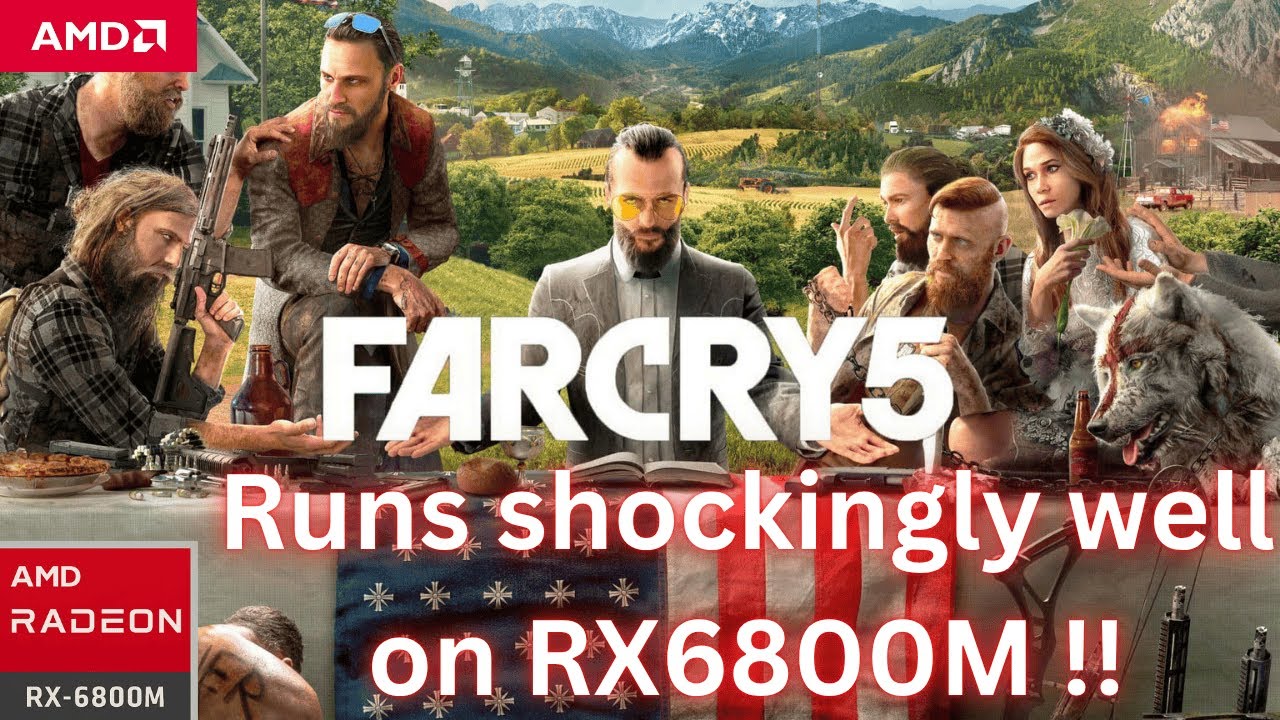 Far Cry 5 + Advantage Edition G15 (AMD RADEON RX 6800M) = Surprisingly Solid Performance (2025 Test)