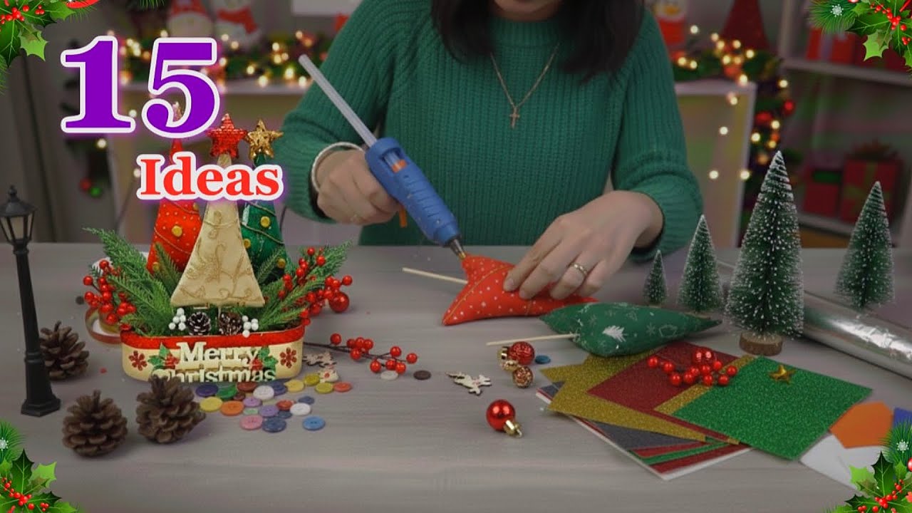15 Economical Christmas Decoration ideas from ordinary Materials | DIY Christmas craft idea 98☃️