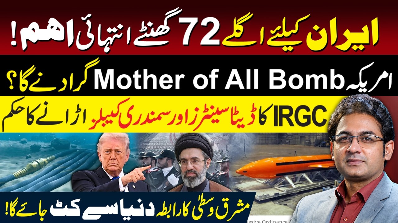 Mother of All Bombs on Iran? US Attack Warning | Dr Usman Shahid Warraich