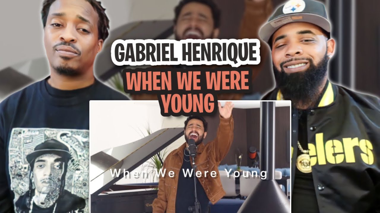 TRE-TV REACTS TO -  When We Were Young - Gabriel Henrique (Cover)