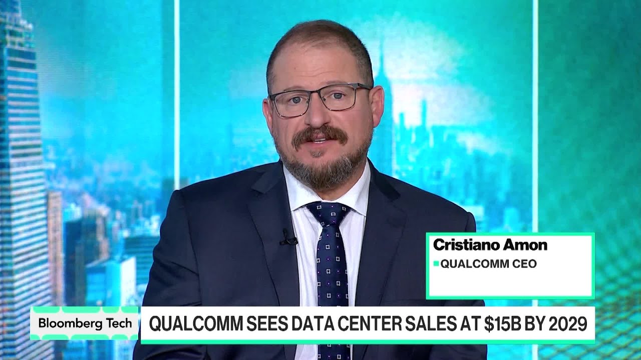 Qualcomm CEO on Data Center Chips, Adding Meta as a Customer