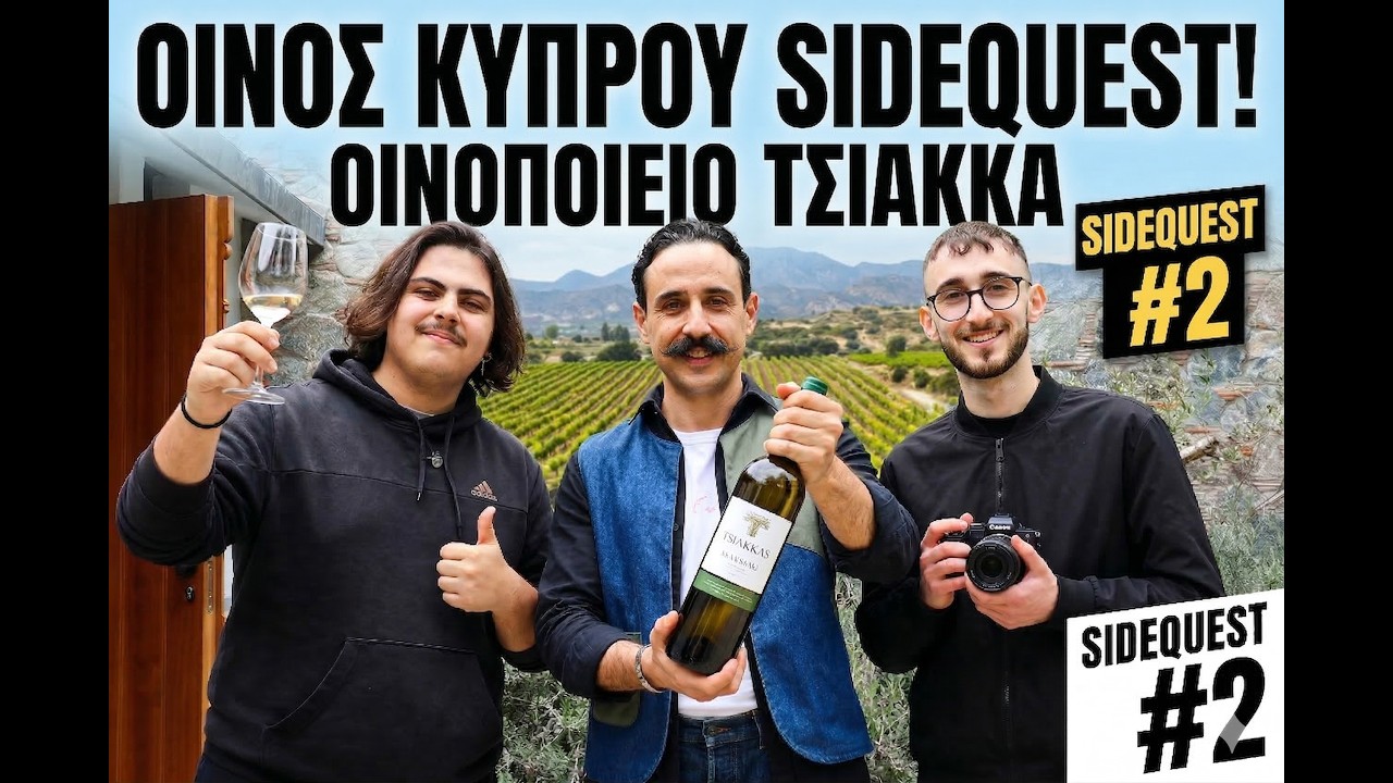 ΟΙΝΟΣ ΚΥΠΡΟΥ SIDEQUEST 2 || ΟΙΝΟΠΟΙΕΙΟ ΤΣΙΑΚΚΑΣ