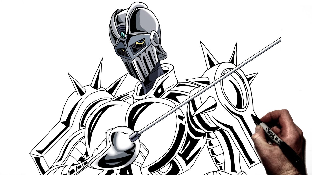 How To Draw Silver Chariot | Step By Step | Jojo's Bizarre Adventure