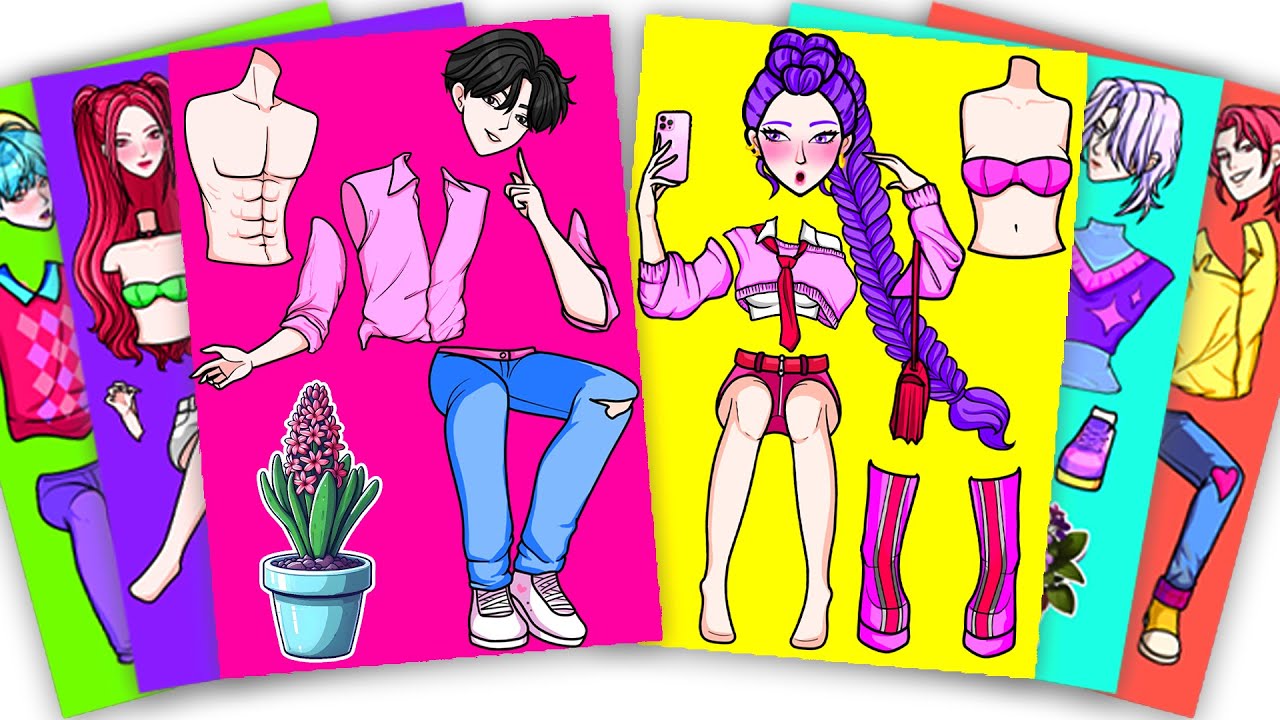 SWEET LOVE of HUNTRIX Rumi and SAJA BOYS Jinu - KPOP DEMON HUNTER | sticker book diy
