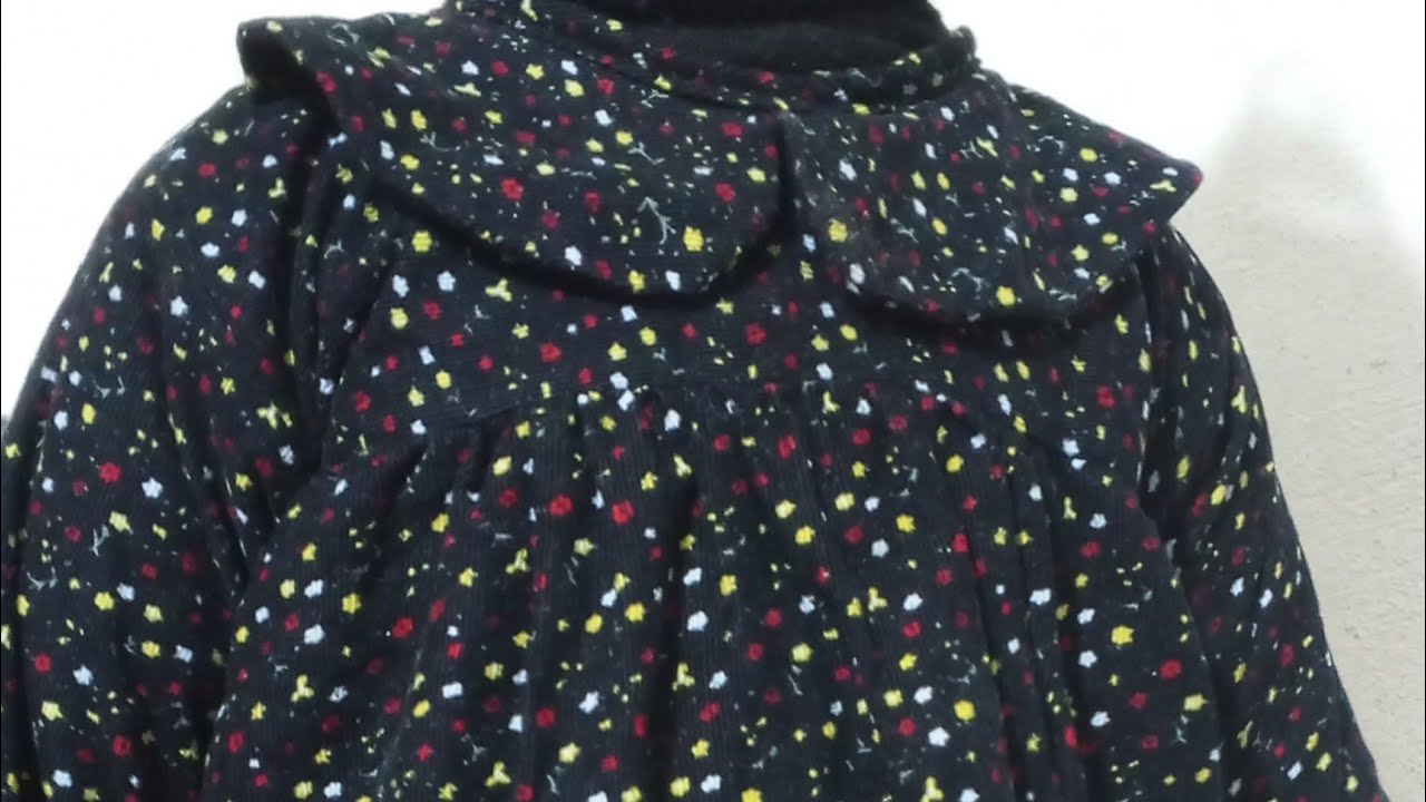 Baby Girl Frock Design cutting and stitching