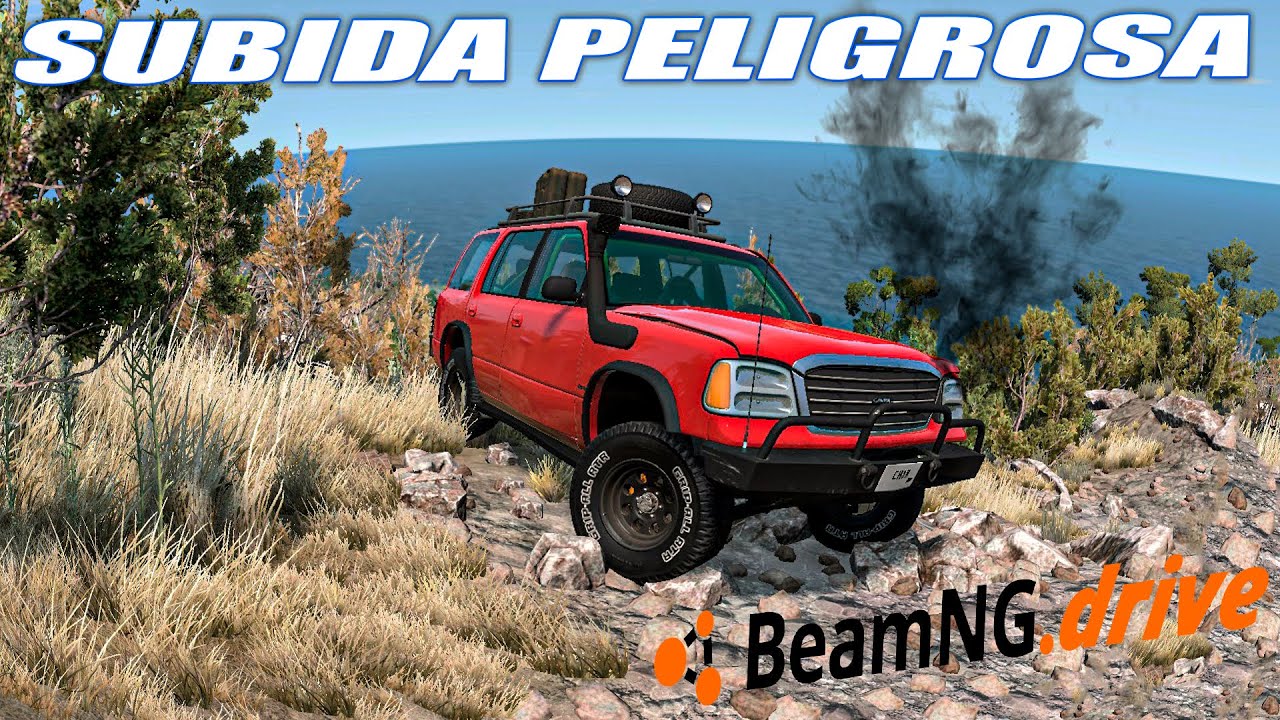 RUTA DIFICIL CON FORD CLASICA(BeamNG.drive)SIXENON,FALEX Y CHAN AL VOLANTE EXTREMO