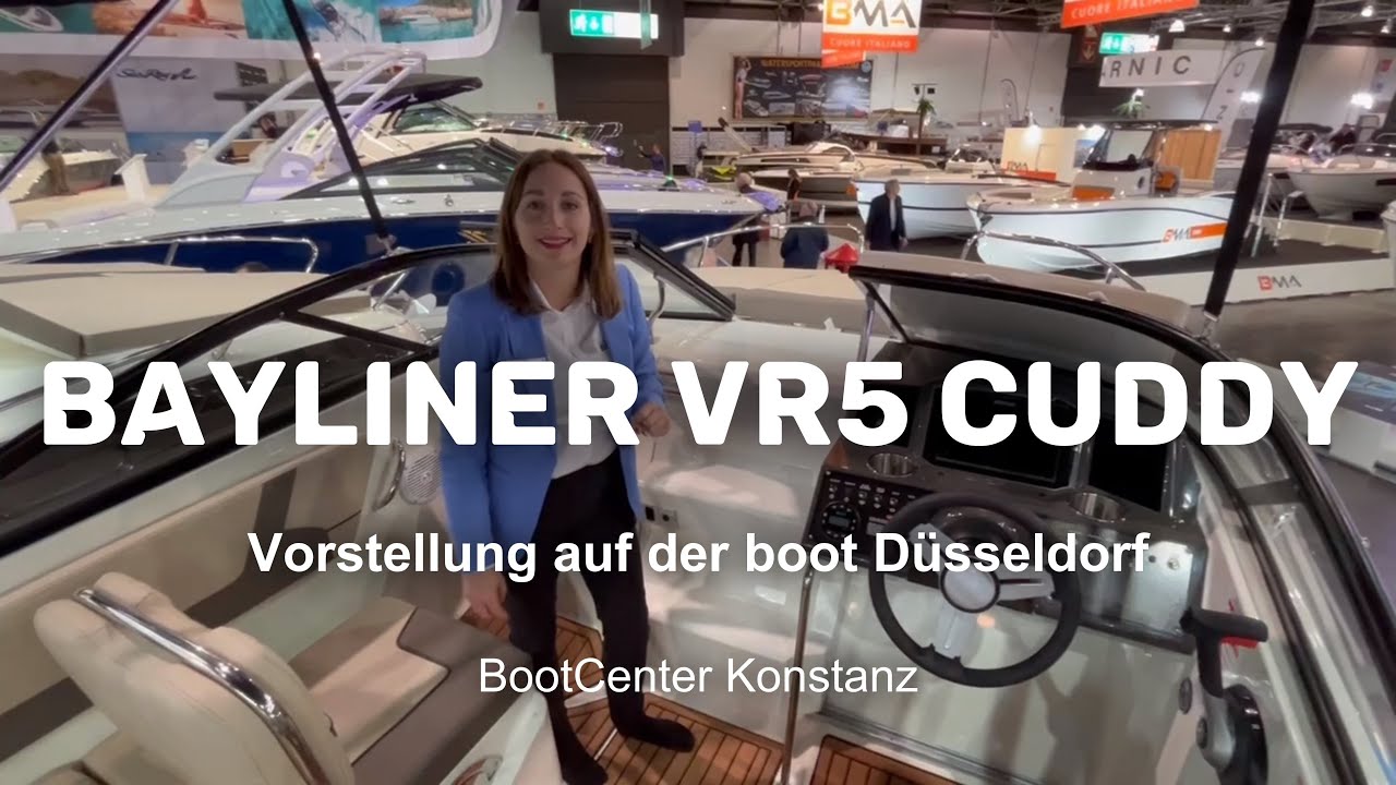 Bayliner VR5 Cuddy Vorstellung auf der boot Düsseldorf 2023