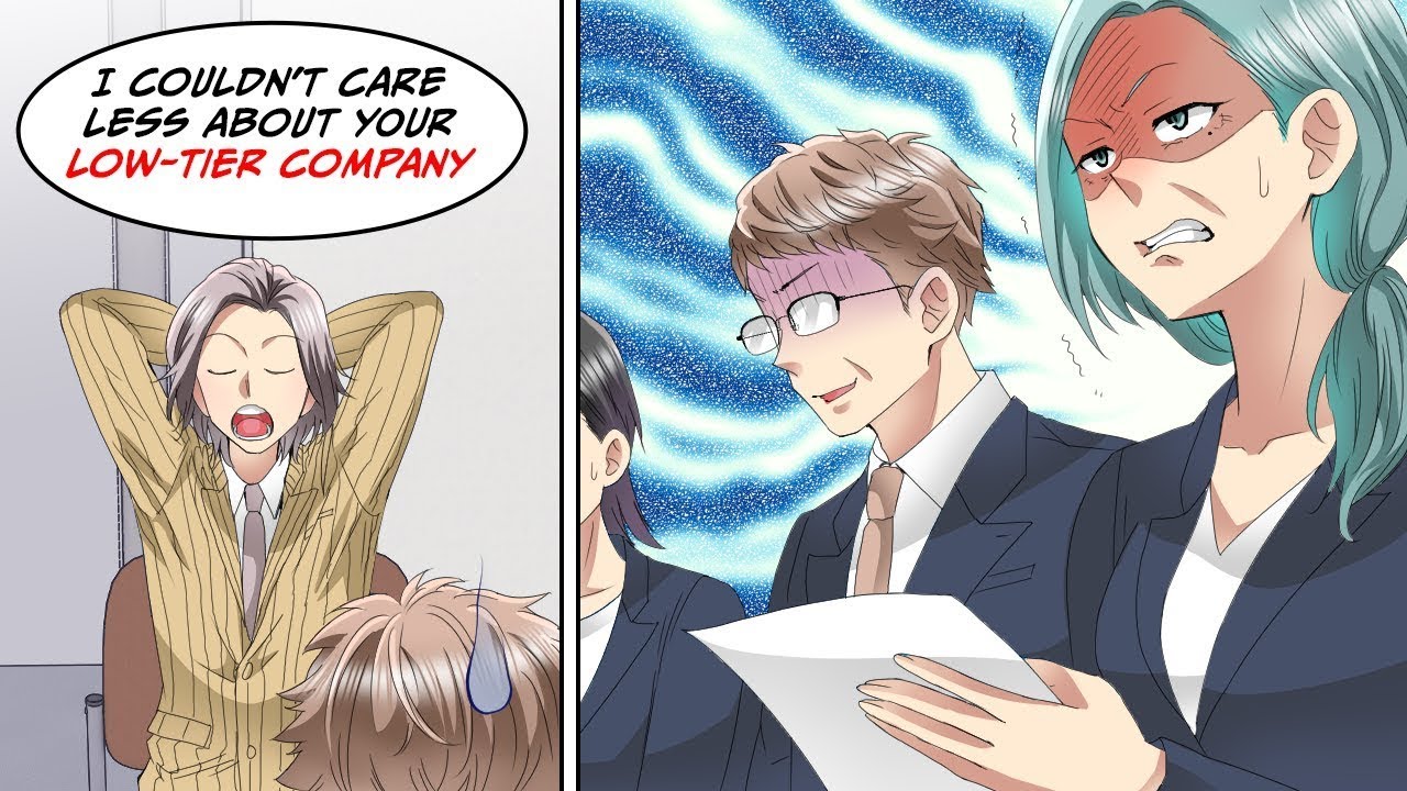 Hiiragi is the worst interviewee ever...! This is what happened to him... [Manga Dub]