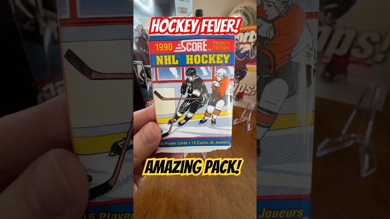 1990 Score Hockey cards old / vintage pack opening rip. AMAZING pack! Tons of hall of famers!
