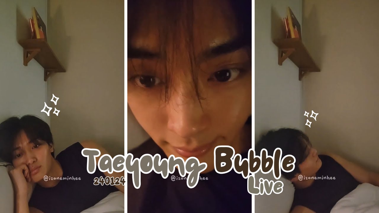 [ENG SUB] 240124 | 태영 🫧라이브 | Taeyoung Bubble Live