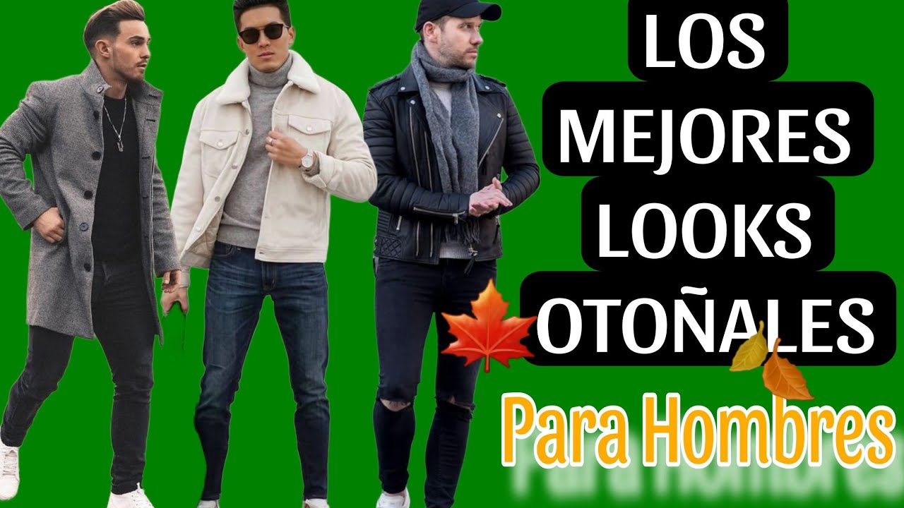 Hombre a la Moda! Tendencia de MODA Masculina Oto&ntilde;o invierno 2023-24 Los Mejores Looks Para Hombres
