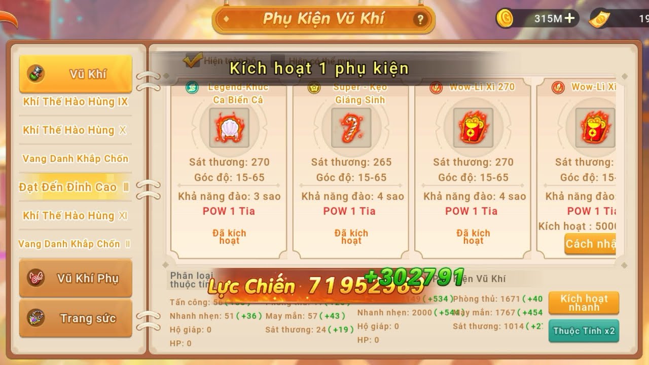 Gunny Origin | Kích Hoạt Wow Lì Xì 270 