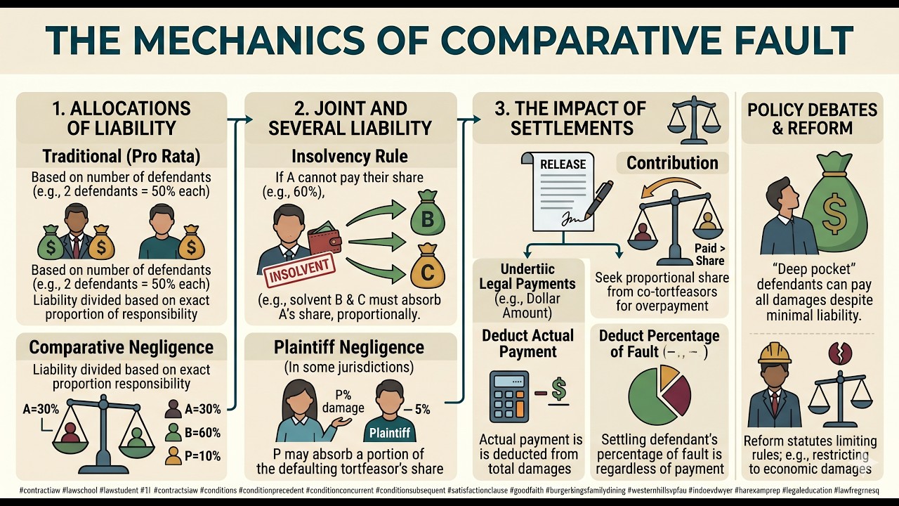 The Mechanics of Comparative Fault   Torts