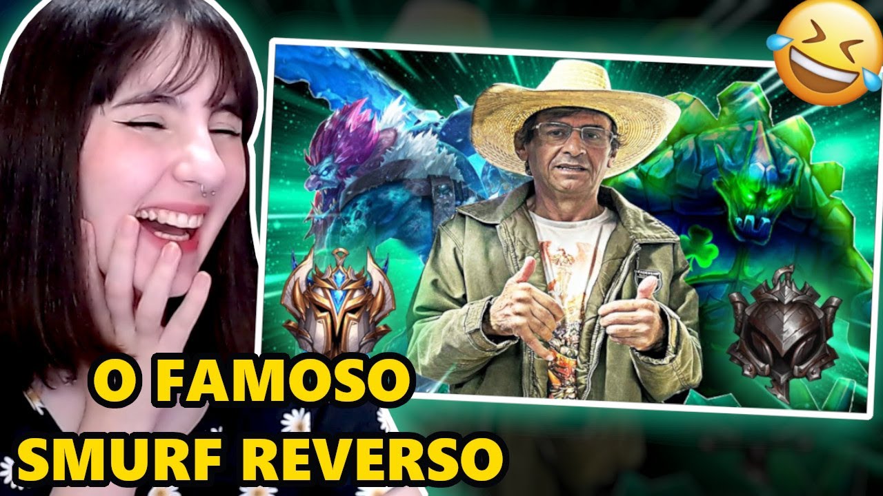 COMO O VÔ CORVO REALMENTE JOGA LEAGUE OF LEGENDS | Cátia reage