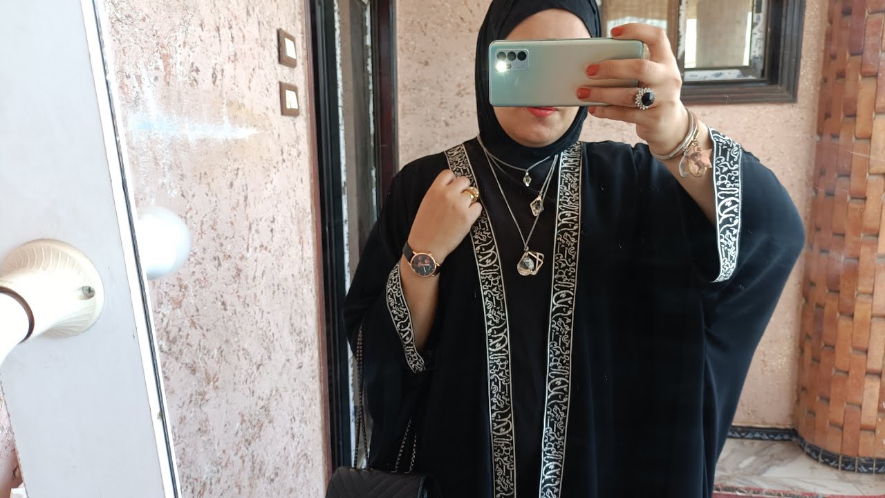 قص وخياطة عبايه خليجي شيك جدا #عبايات_خليجية #عبايات #تفصيل_وخياطة