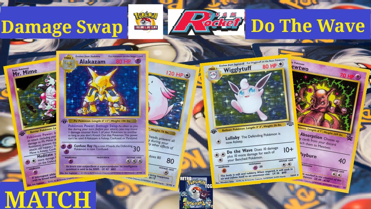 Base Set - Team Rocket Format - Damage Swap Vs Do the Wave