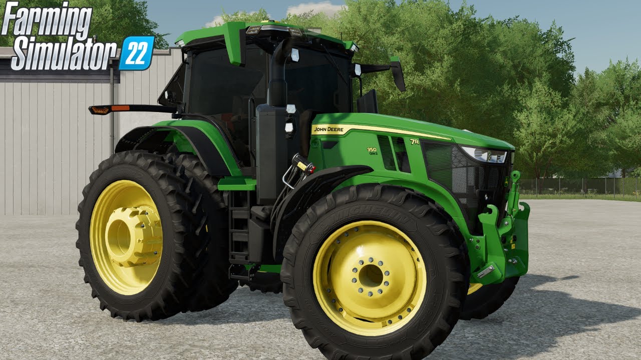 FIRST LOOK JOHN DEERE 7R BY CUSTOM MODDING | Farming Simulator 22