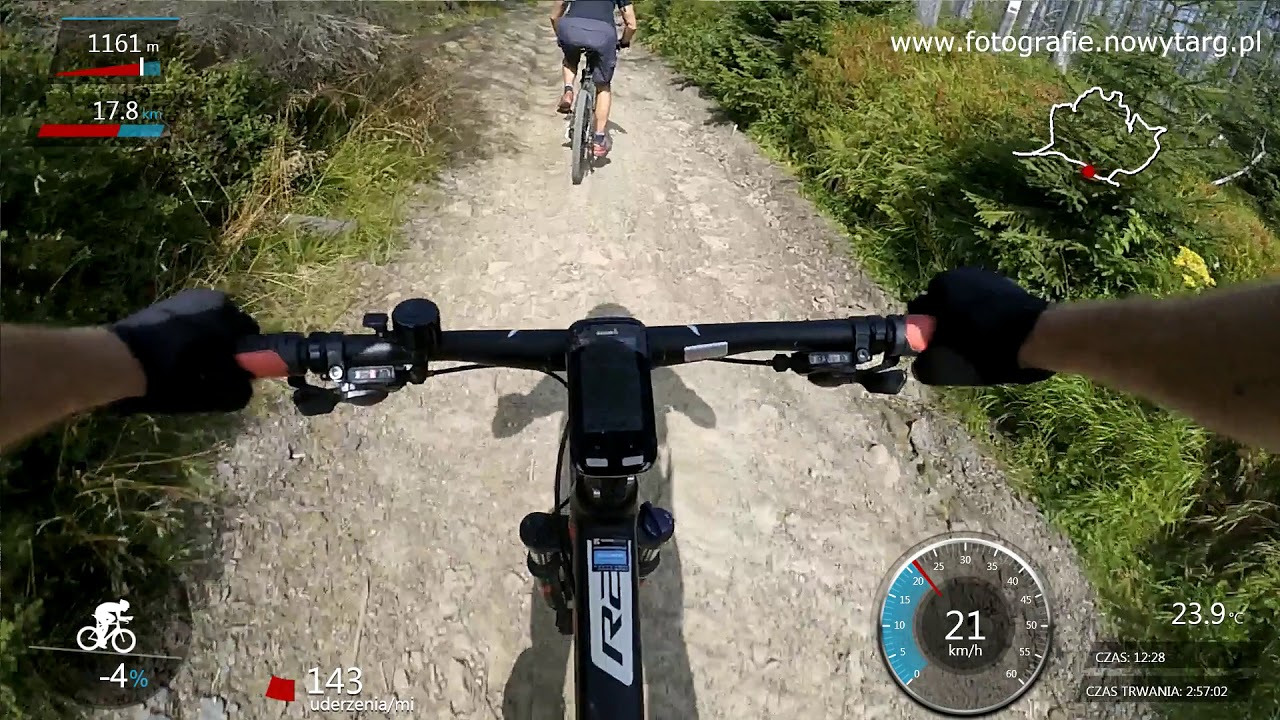 MTB | Turbacz z Koninek | Gorce | Xiaomi YI 1080p60fps