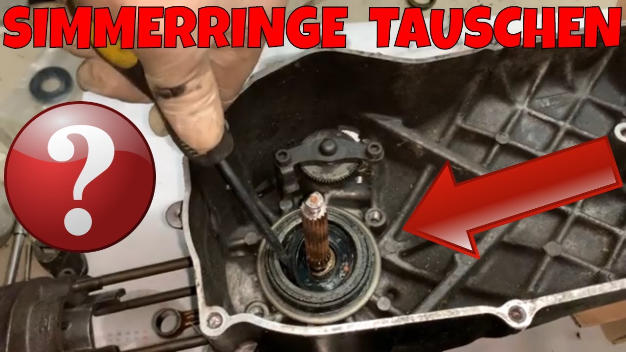 [TUTORIAL] Simmerringe tauschen ohne den Motor zu zerlegen /Simmerringe tauschen