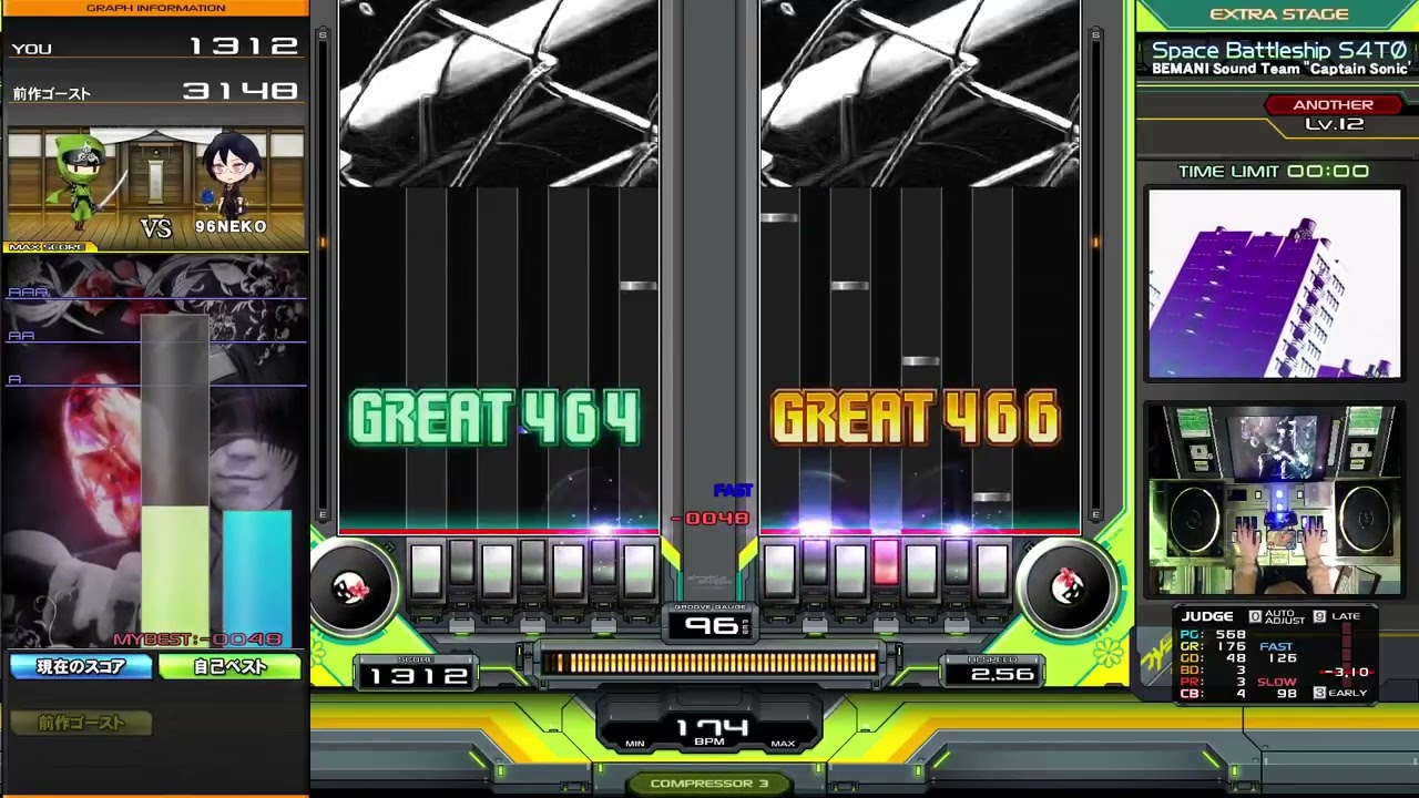 Space Battleship S4TØ(DPA)EX-HARD🌻【beatmaniaIIDX33SparkleShower】