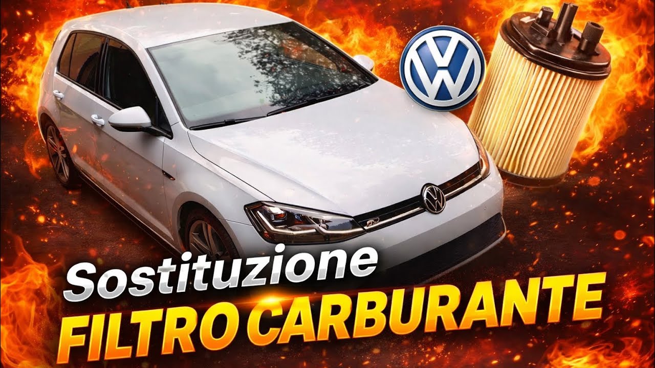 Sostituzione FILTRO CARBURANTE Golf 7 (tutorial)⛽️ *FALLO NEL MODO CORRETTO*