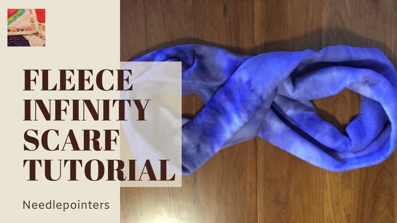 How to Make a Fleece Infinity Scarf