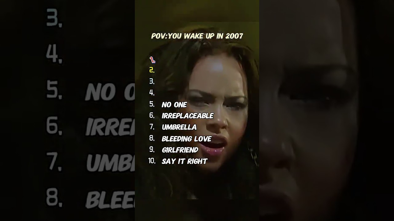 Ranking 2007's biggest hits #music #viral #shorts
