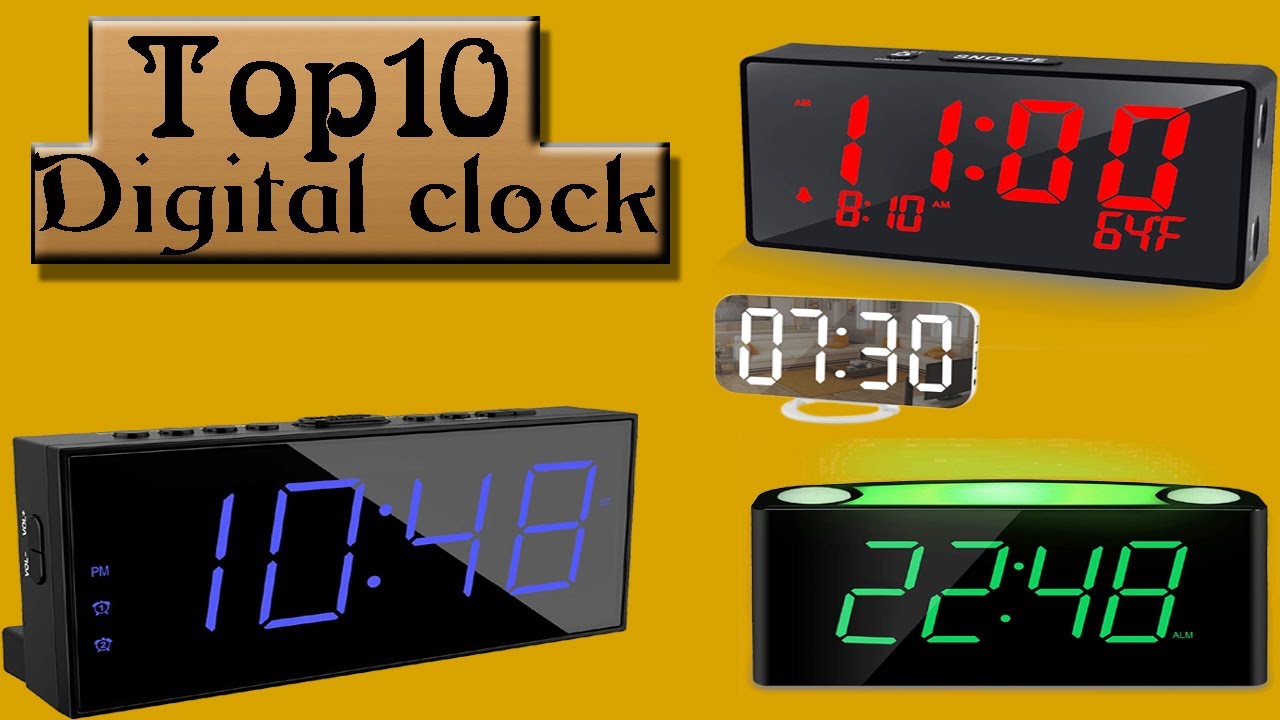 Modern Digital Led Alarm Clock//Best Alarm Clocks//Smart Digital Alarm Clock On Amazon For 2021