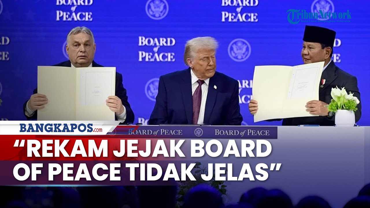 Polemik Indonesia Gabung Dewan Perdamaian Bentukan Trump, Rekam Jejak dan Iuran Rp 16,7 T Disorot