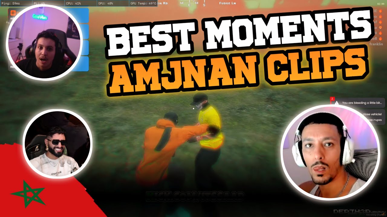 GTARP MAROC 🇲🇦 | BEST CLIPS  MOROCCAN STREAMERS 😂