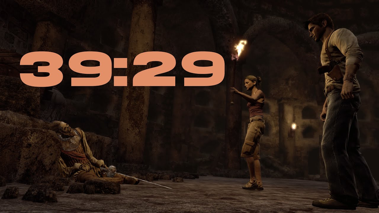 Uncharted 1 Any% No Launches in 39:29 (FWR)