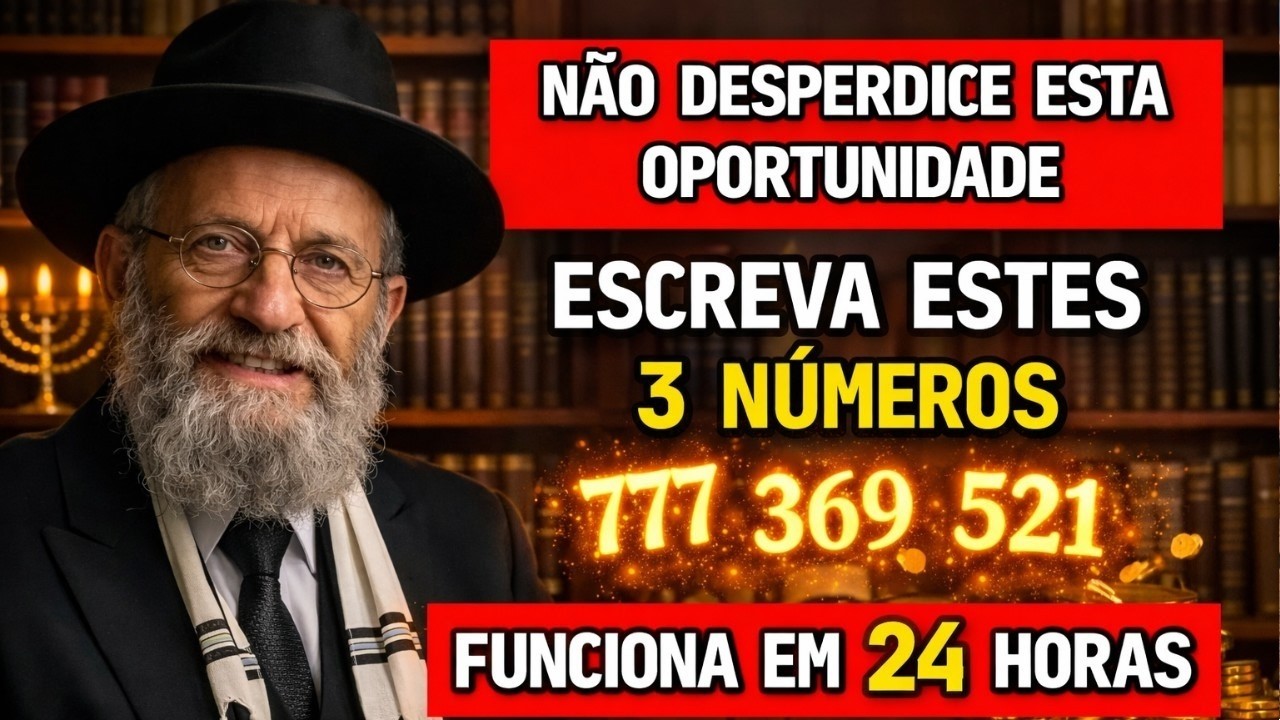 Escreva estes 3 NÚMEROS na sua carteira  o Código Judaico do Dinheiro que funciona em 24 horas