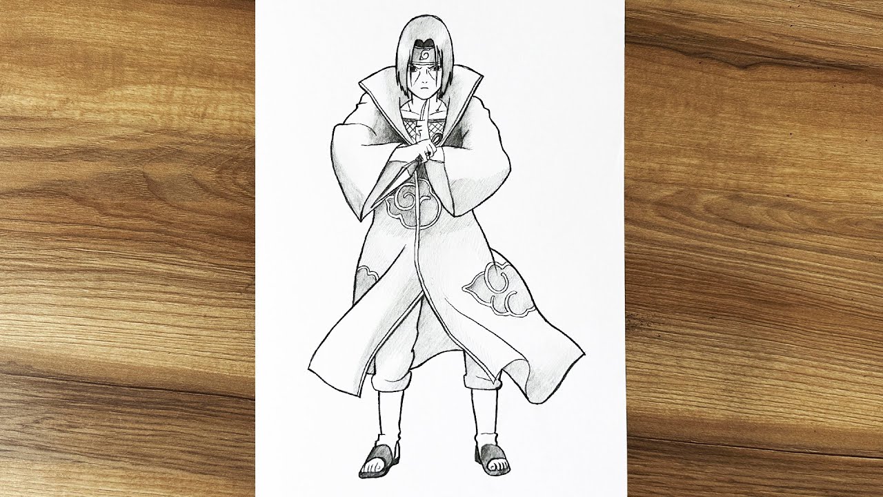 How to draw Itachi full body || Itachi from Naruto