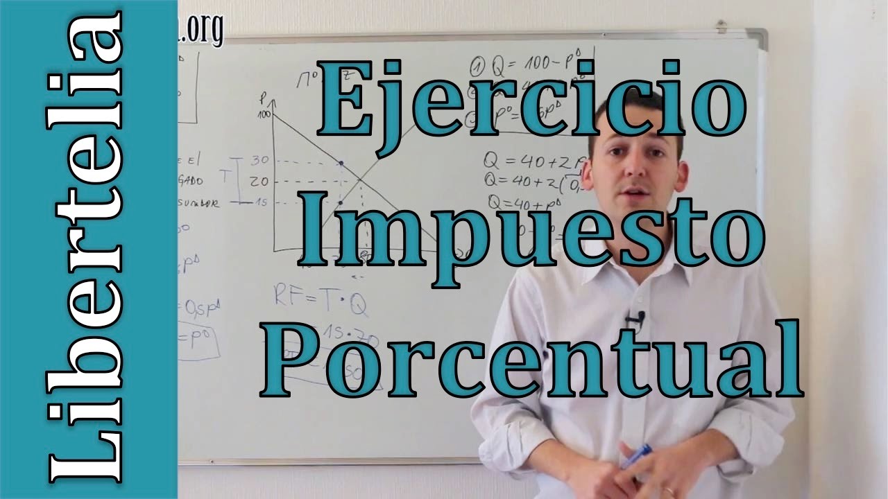 Ejercicio impuesto porcentual sobre el precio de los consumidores | Microeconomía | Libertelia.org