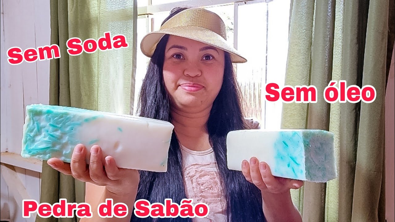 Pedra de Sabão Sem Soda de Bicarbonato e Sal 😲 Rende 2Kg? Sabão Caseiro @diversasreceitasdadeia