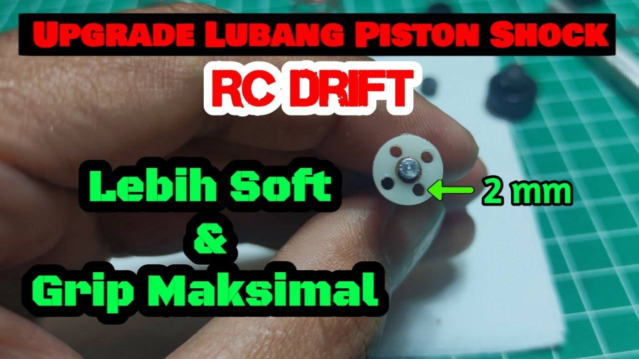 Modif Lubang Piston Shock RC Drift