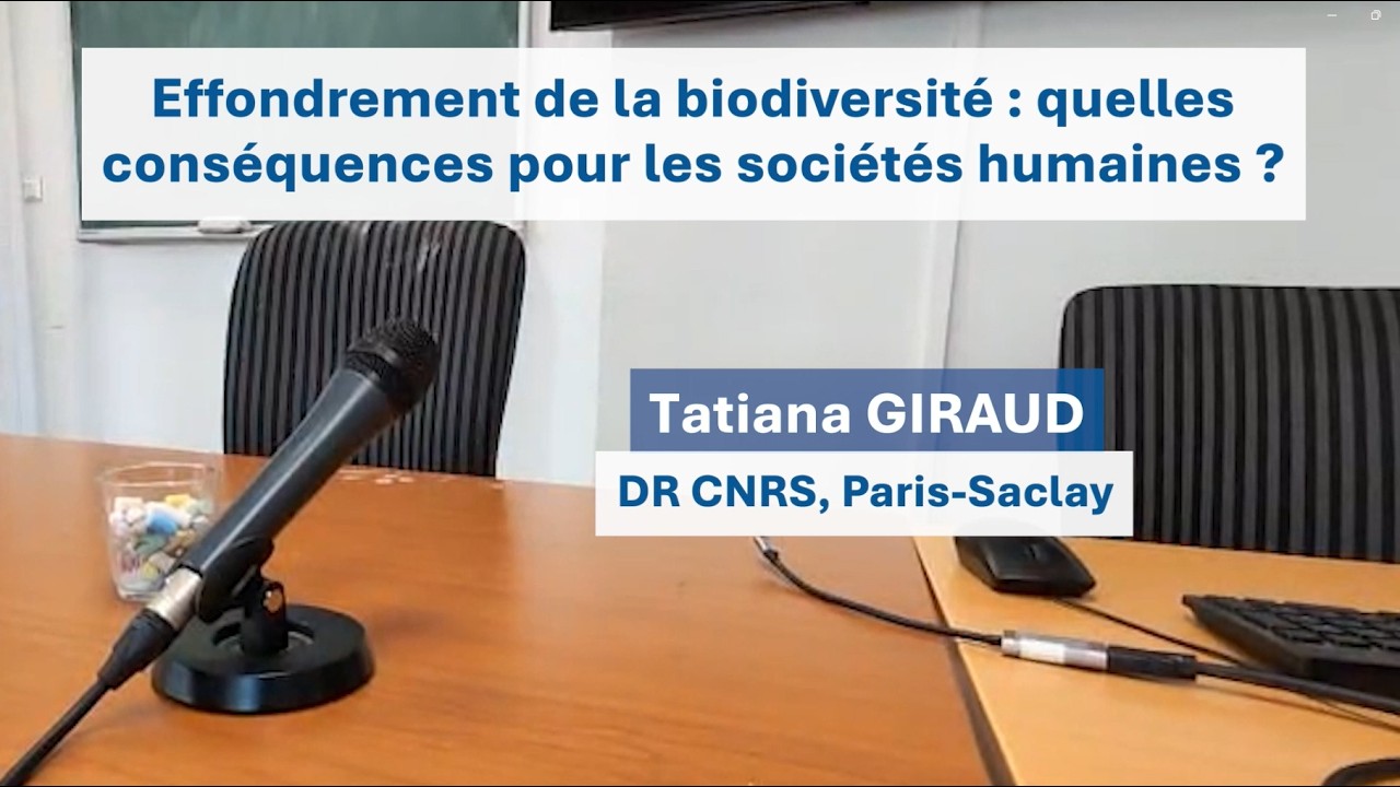 Biodiversité : évolution, effondrement, importance, solutions - Tatiana GIRAUD #PhilBio