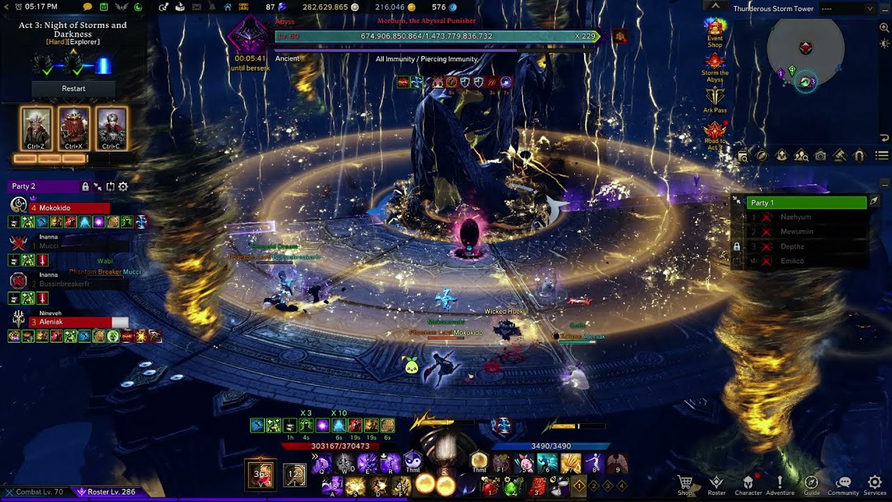 Lost Ark: Artist finds a friend to duo HM Mordum G3 P3, but Bastian can't counter