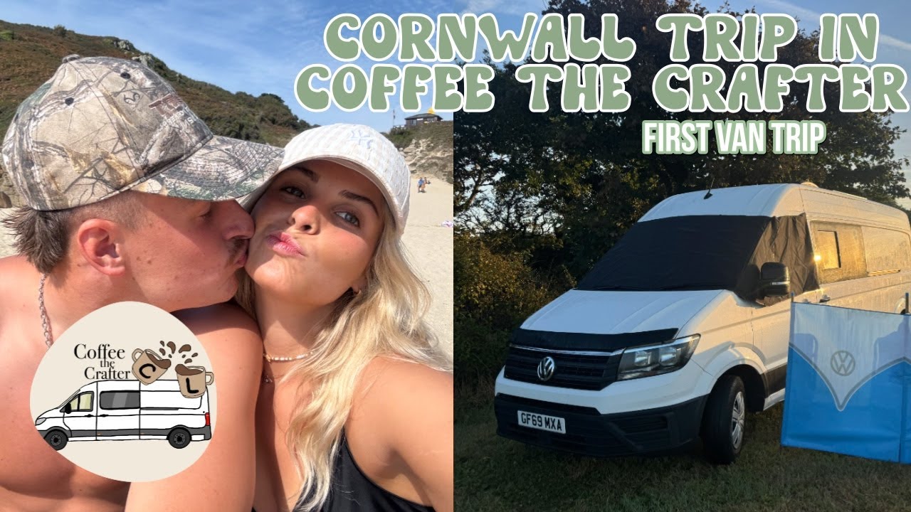 Cornwall road trip | our first trip in Coffee the Crafter | vanlife UK | VW Crafter LWB
