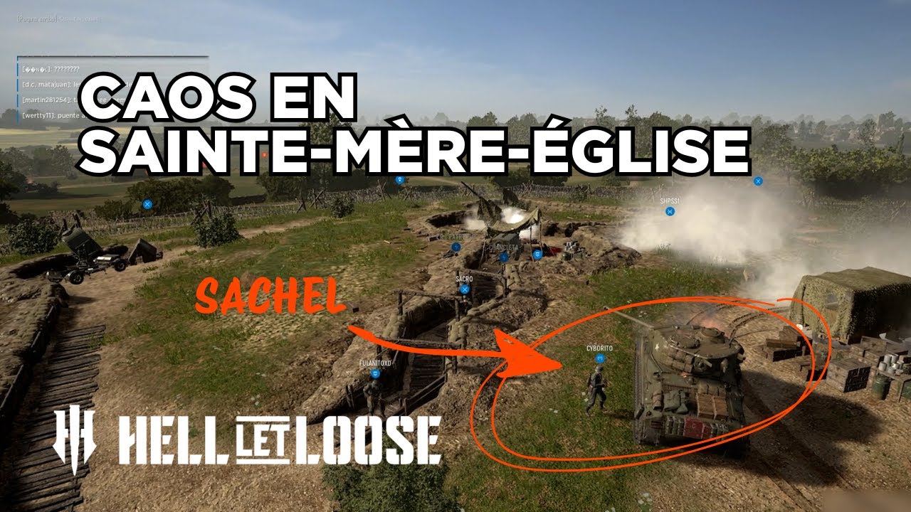 ⚔️ Reacción partida casual - Sainte-Méré-Eglise [GUERRA ]  - 🔥[ ‪‪@HellLetLoose  ] - #6