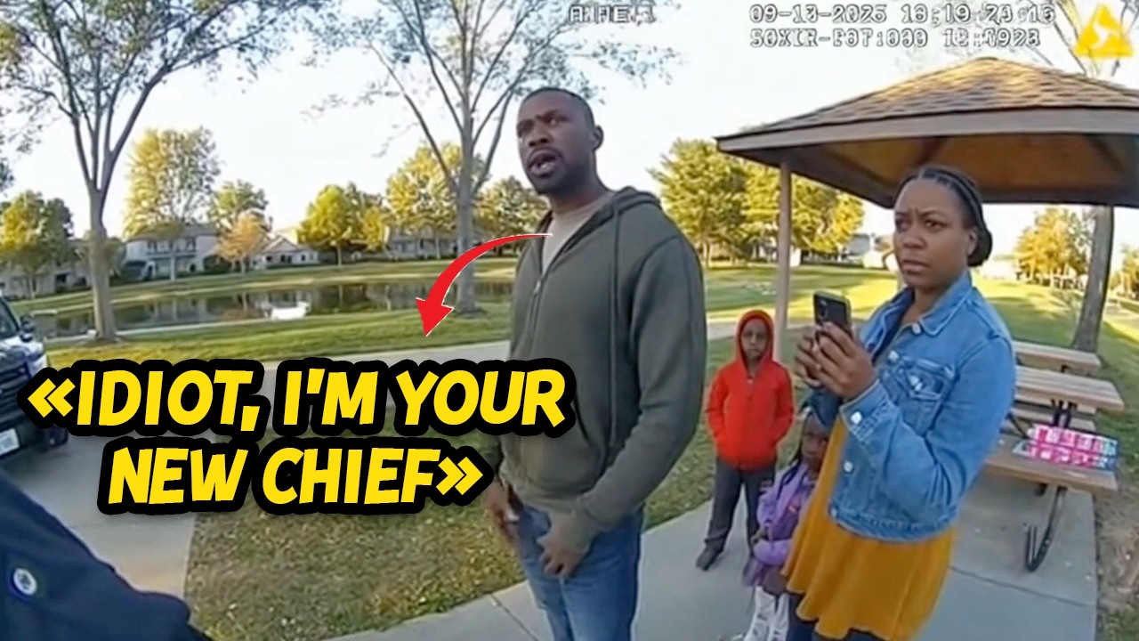 Офицер полиции приставал к чернокожей семье в частном парке, а затем понял, что отец семейства — ...