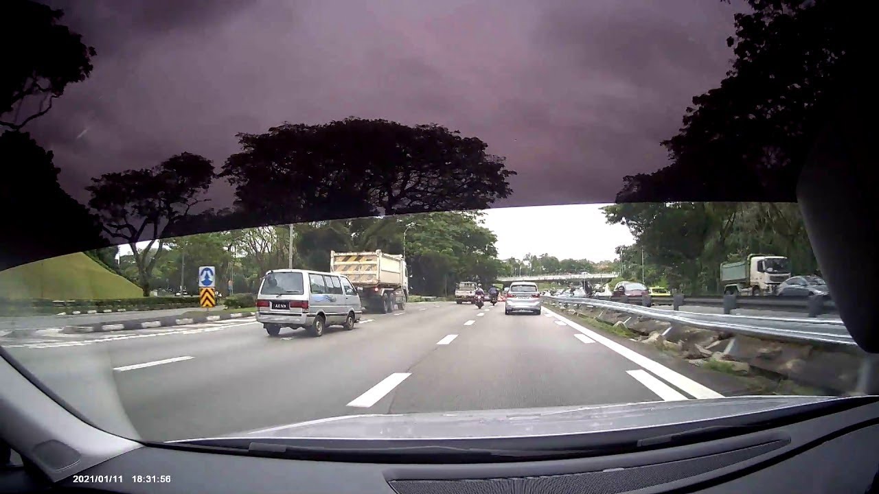 Sudden Lane Change Causes Accident || ViralHog