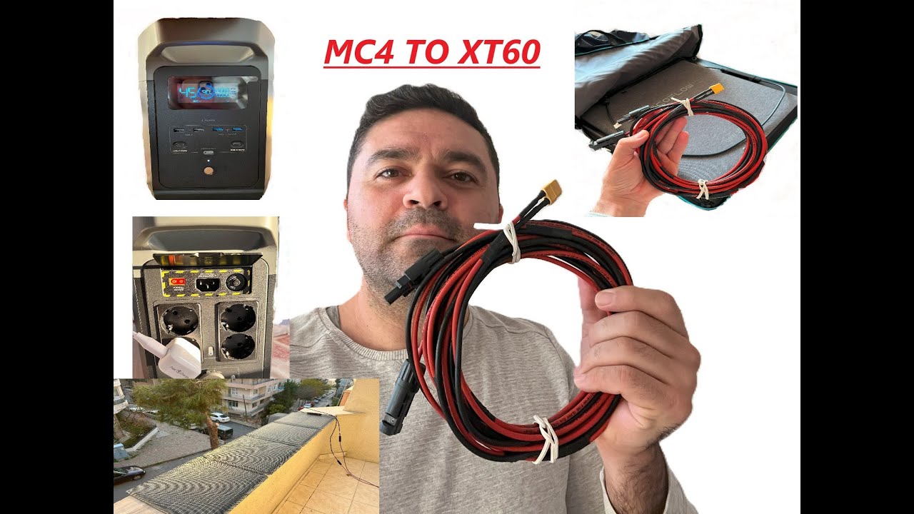 Ecoflow solar kablo (mc4 to xt60 )