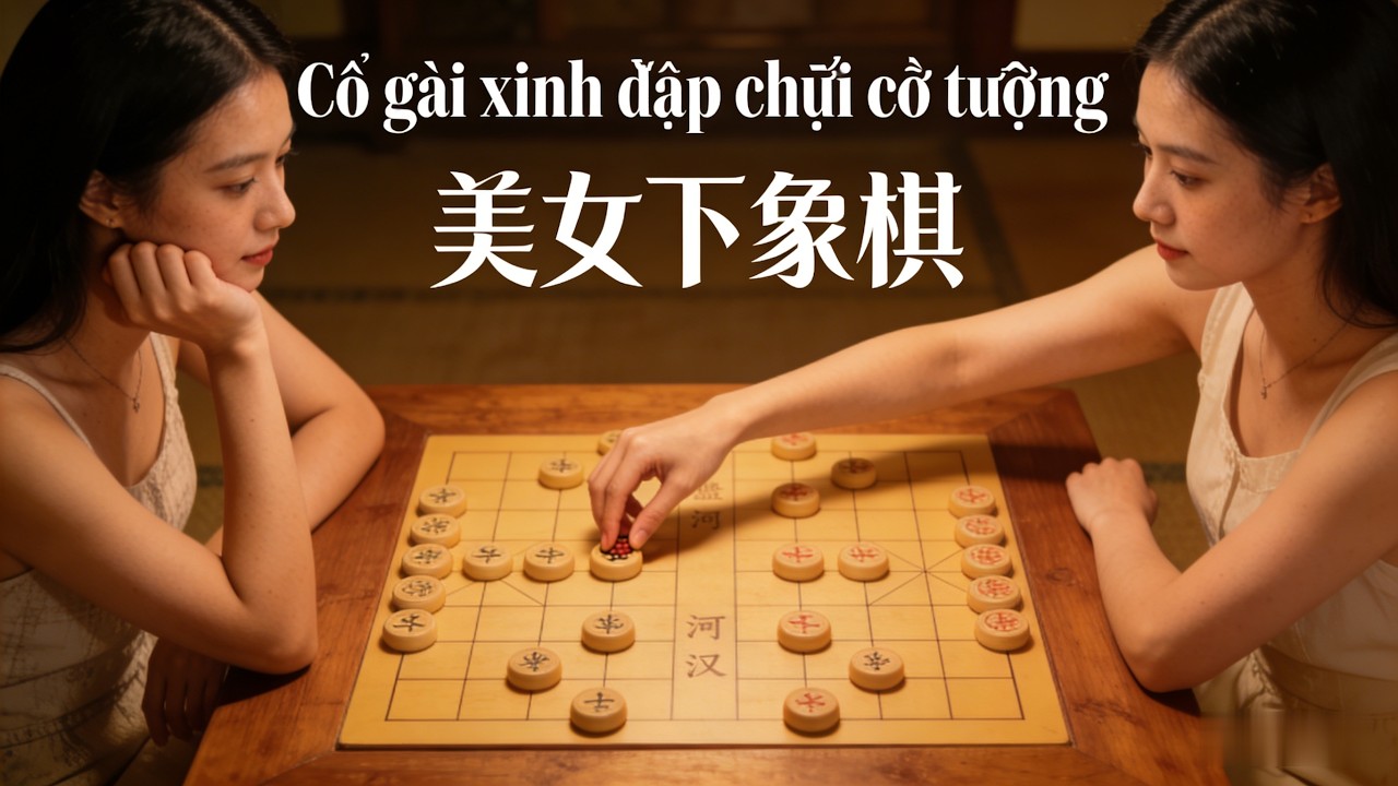 美女象棋神预判，对手想走哪步她全知道 #象棋预判 #战术